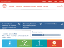 Tablet Screenshot of helmmexico.com